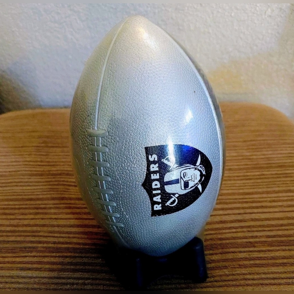 Raiders Logo Nerf Football